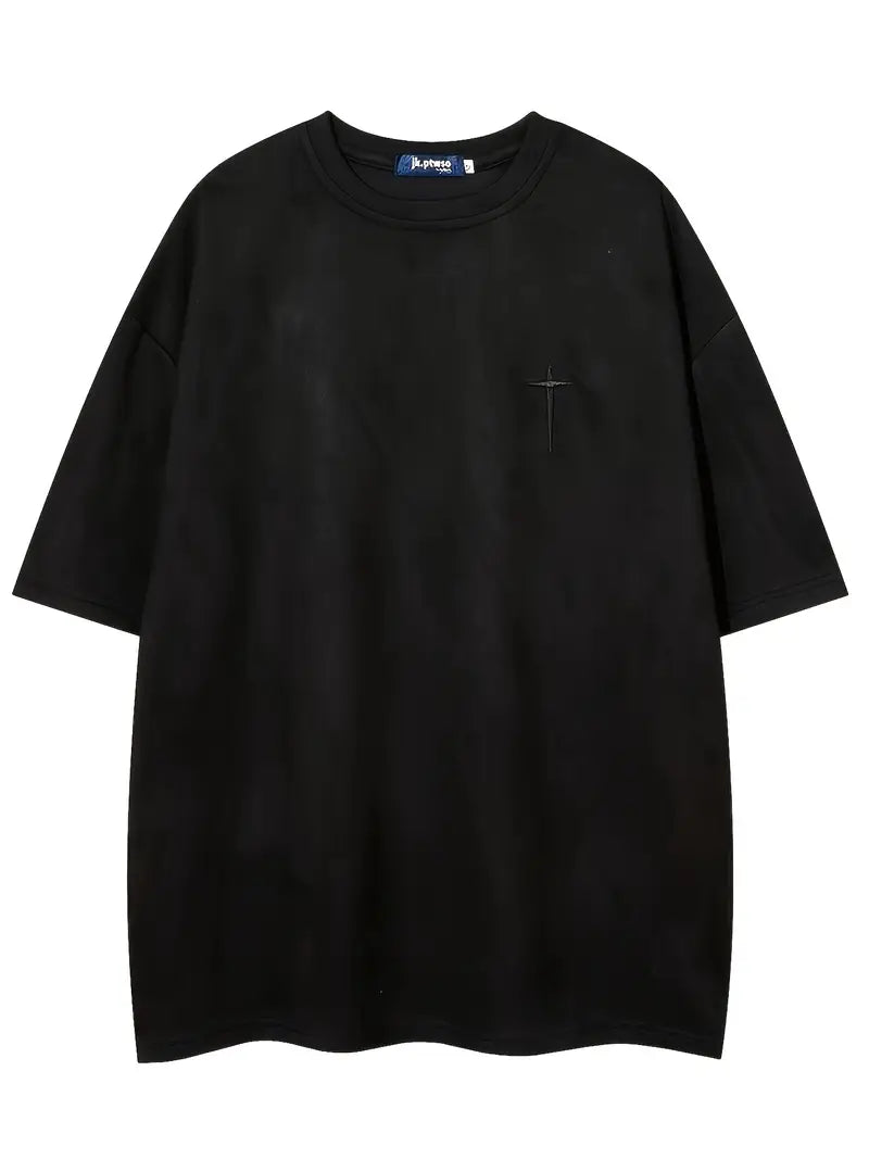 embroidered-cross-t-shirt