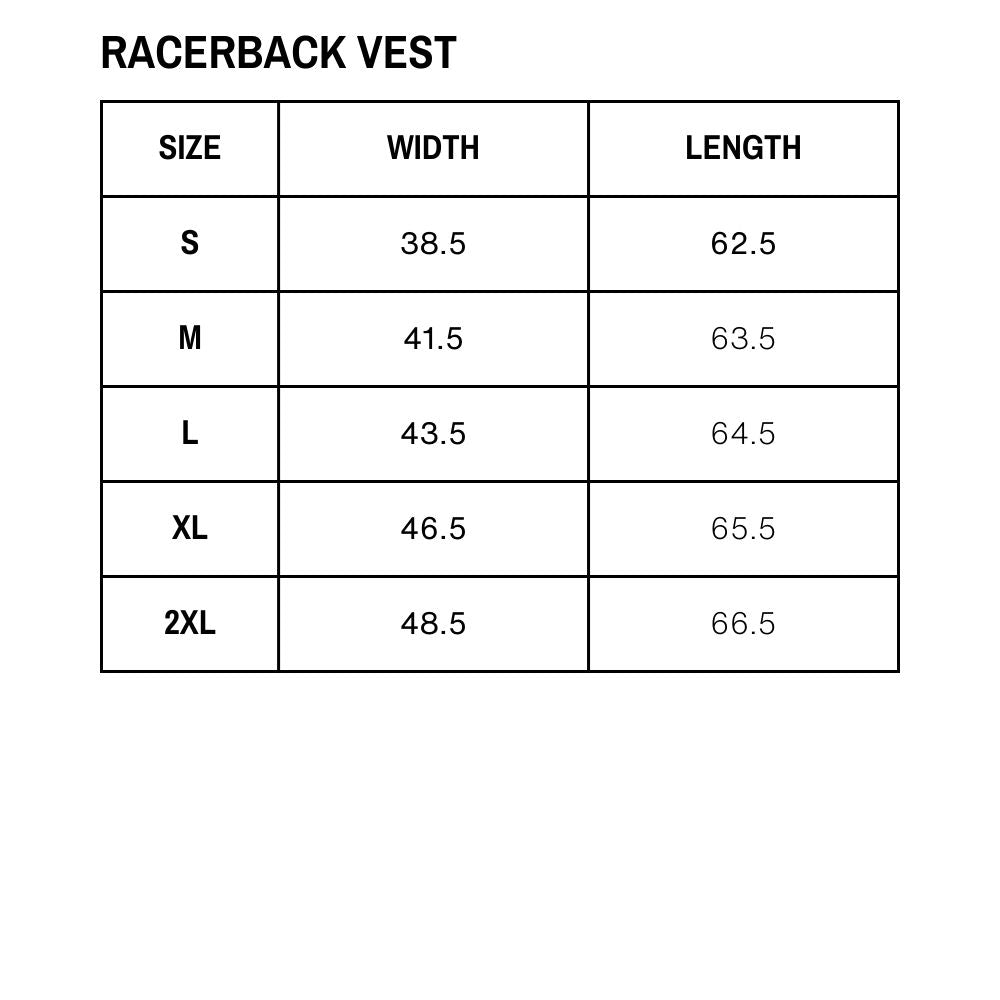 Freakflag Band Merch Size Chart Ladies Tank/Vest