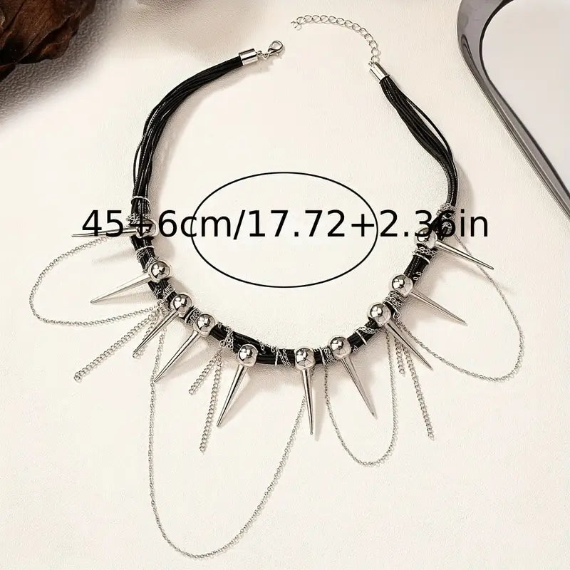 Slightly Less Spike Necklace Necklace band merch