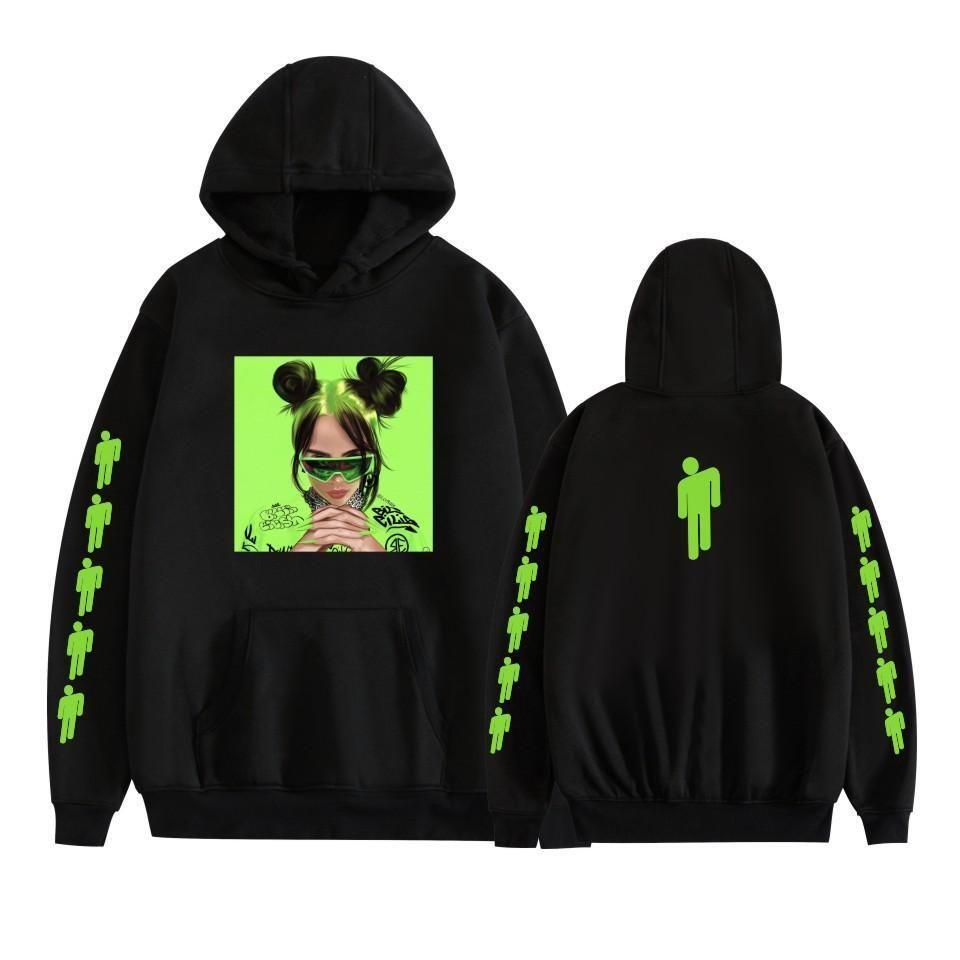 Billie Eilish Hoodie Hoodies & Sweaters band merch