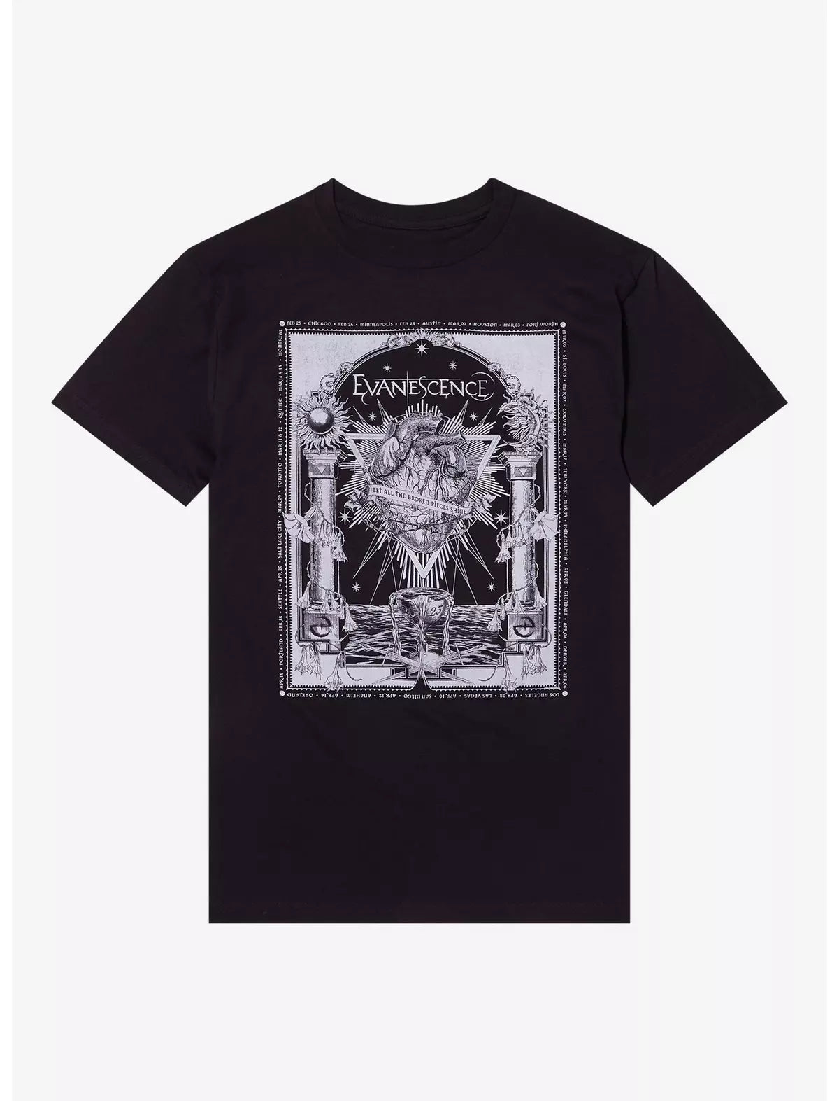 Evanescence T-Shirt band merch