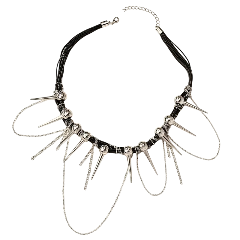 Slightly Less Spike Necklace Necklace band merch
