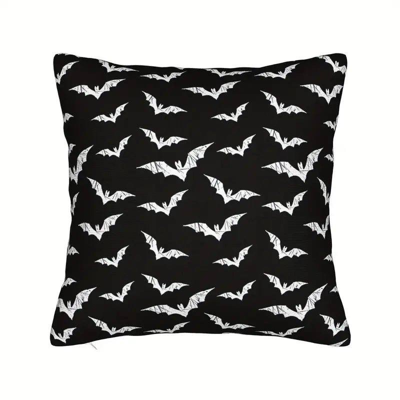 Bat Pillow with Alternative Pillow Cover Super soft fleece. Measures x . (Does not include pillow, only in a gothic alternative s.