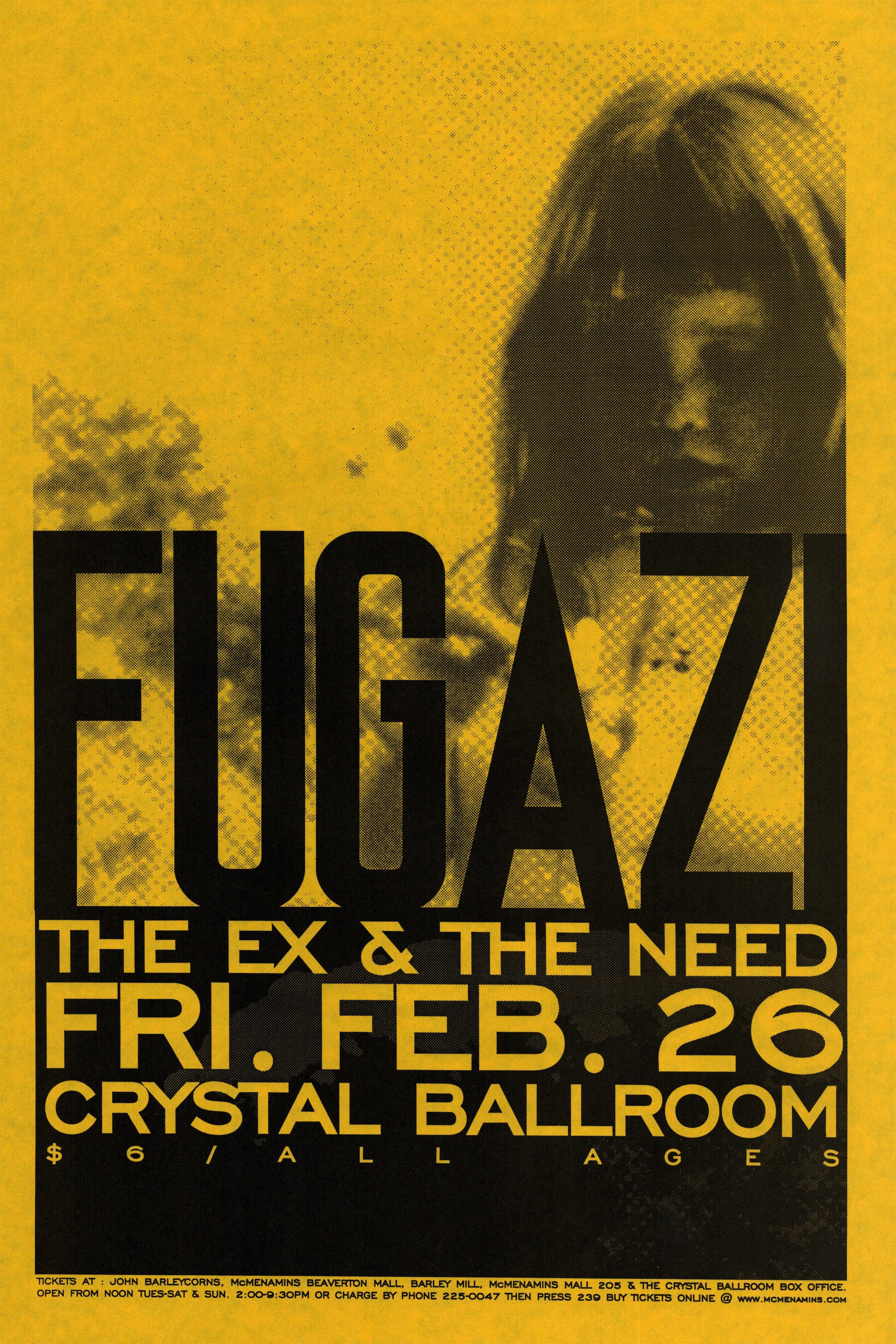 Fugazi Poster with A2 Band Poster ��� High-Quality Print on Glossy sm Paper Printed on premium sm paper in a gothic alternative s.