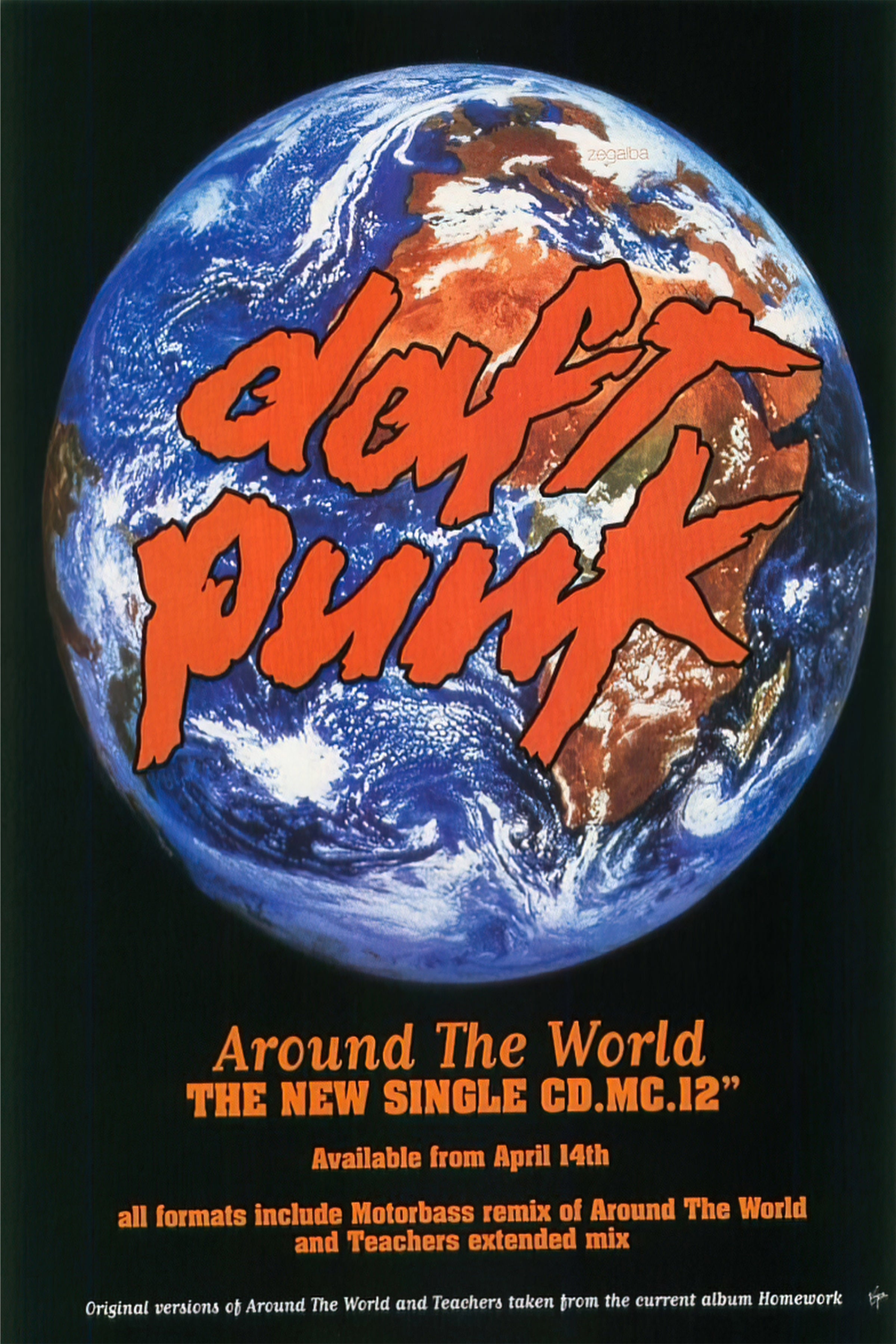 Daft Punk Poster with A2 Band Poster ��� High-Quality Print on Glossy sm Paper Printed on premium sm paper in a gothic alternativ.