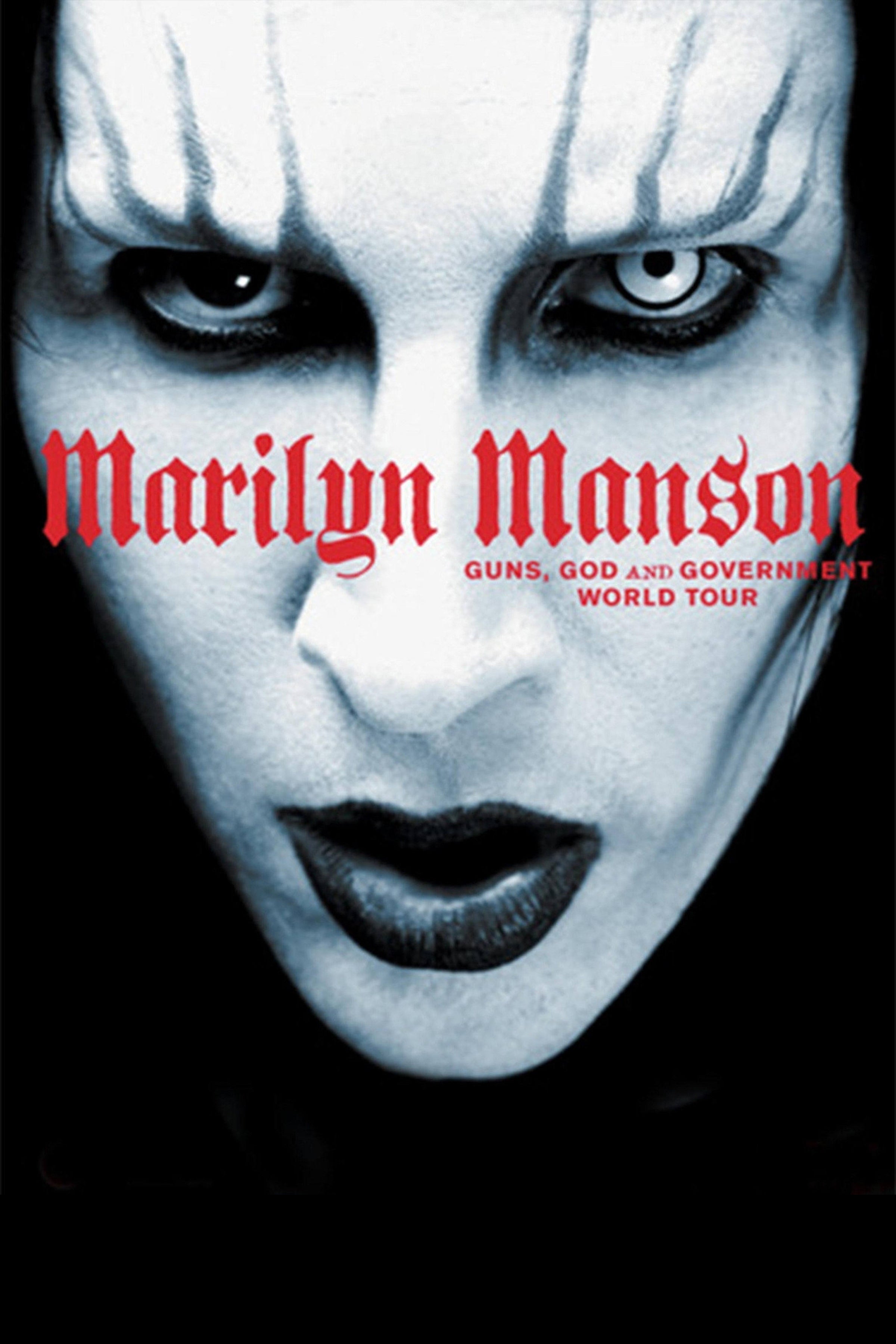 Marilyn Manson Poster with A2 Band Poster ��� High-Quality Print on Glossy sm Paper Printed on premium sm paper in a gothic alter.
