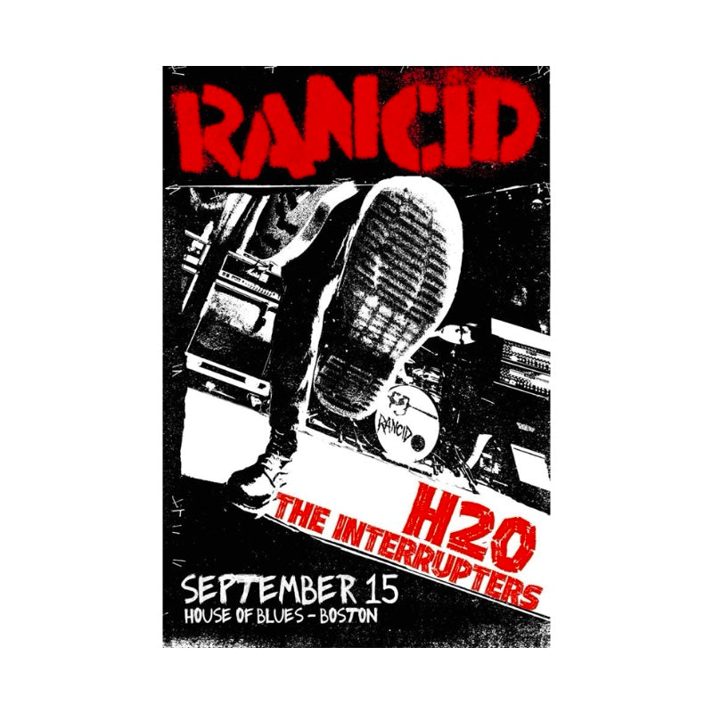 Rancid Poster with A2 Band Poster - Quality Print on Glossy sm Paper Printed on premium sm paper in a gothic alternative style.