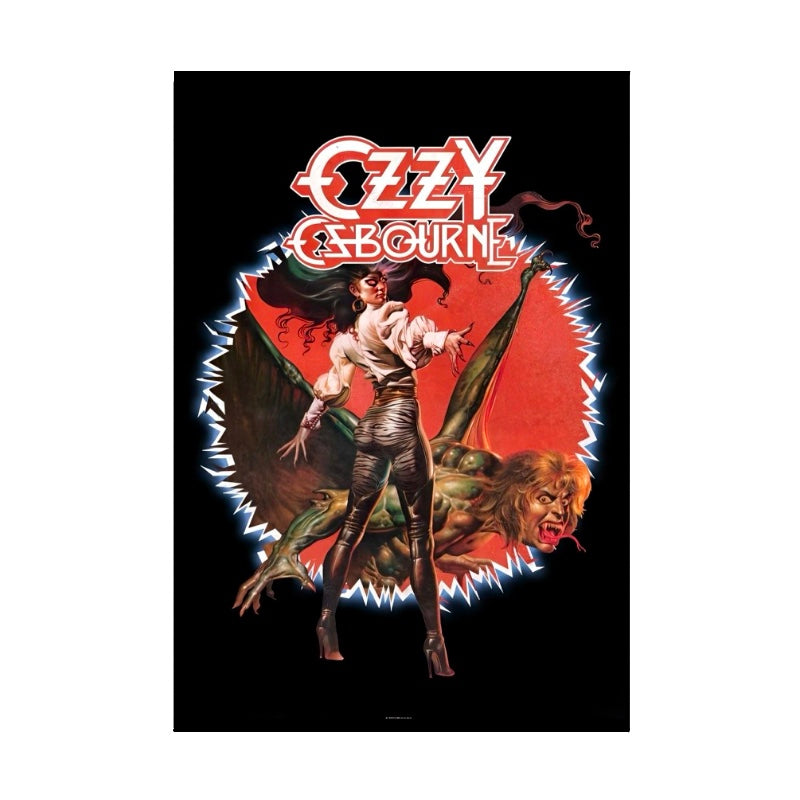 Ozzy Osbourne Poster with A2 Band Poster - Quality Print on Glossy sm Paper Printed on premium sm paper in a gothic alternative s.