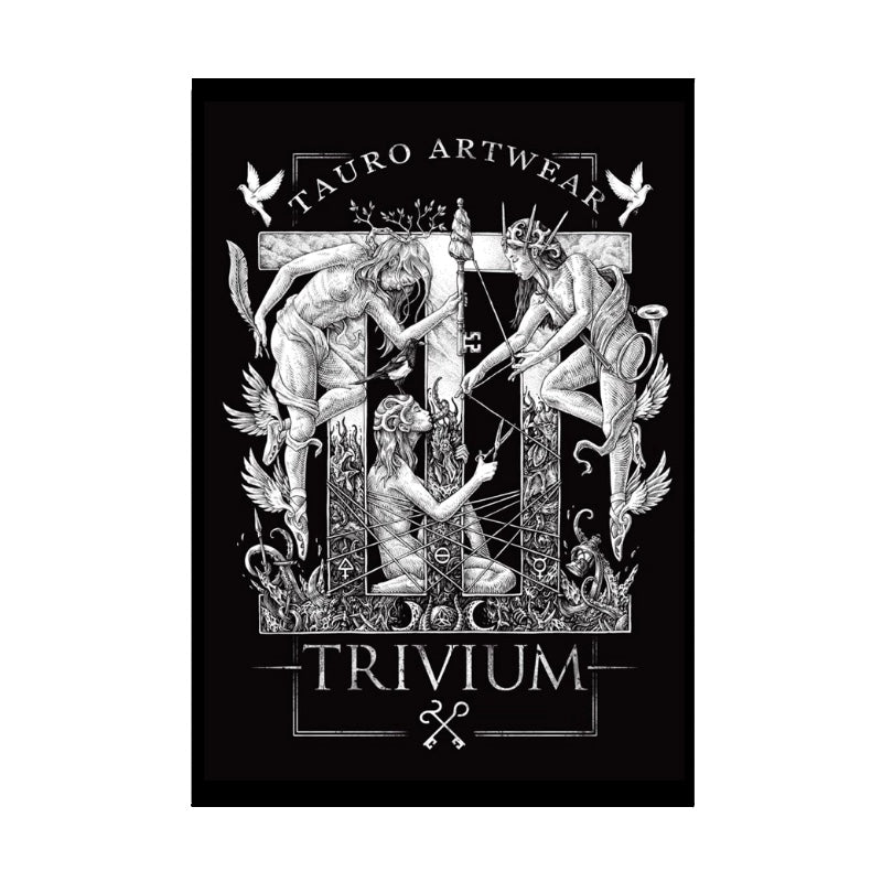 Trivium Poster with A2 Band Poster - Quality Print on Glossy sm Paper Printed on premium sm paper in a gothic alternative style.