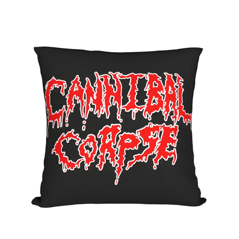 Cannibal Corpse Pillow with Band Pillow Cover Super soft fleece. Measures x . (Does not include pillow, only in a gothic alternat.
