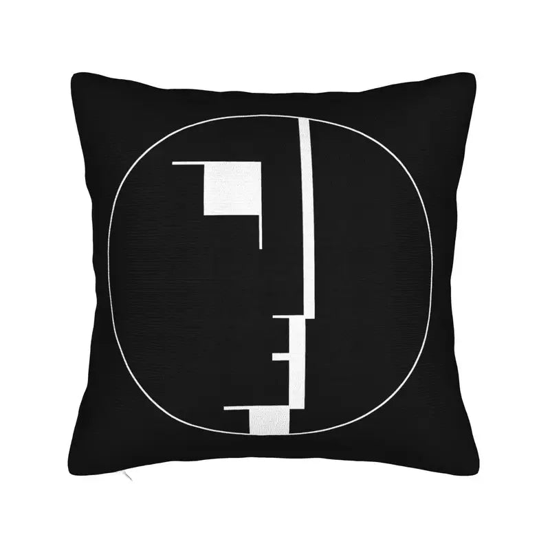 Bauhaus Pillow with Band Pillow Cover Super soft fleece. Measures x . (Does not include pillow, only in a gothic alternative styl.