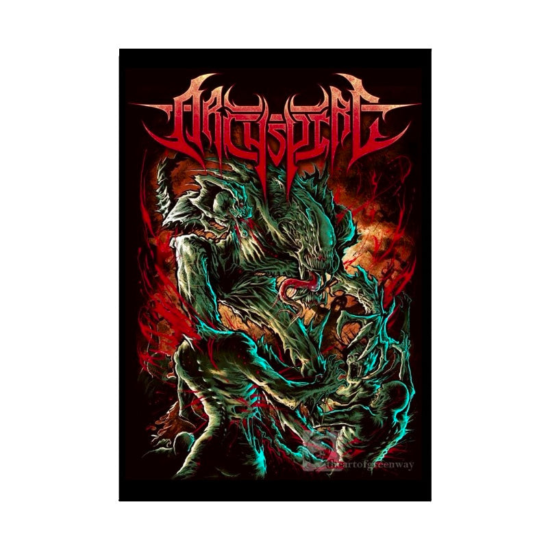 Archspire Poster with A2 Band Poster - Quality Print on Glossy sm Paper Printed on premium sm paper in a gothic alternative style.