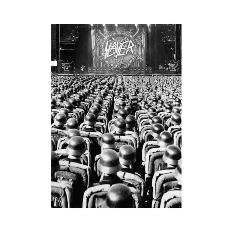 Slayer Poster with A2 Band Poster - Quality Print on Glossy sm Paper Printed on premium sm paper in a gothic alternative style.
