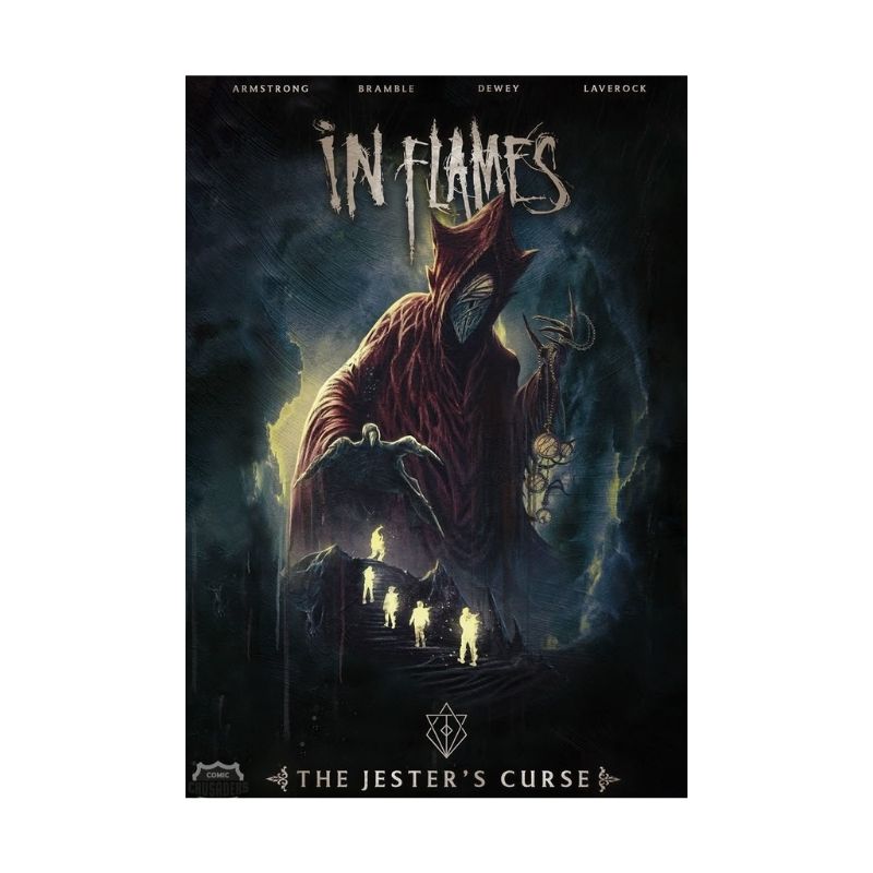 In Flames Poster with A2 Band Poster - Quality Print on Glossy sm Paper Printed on premium sm paper in a gothic alternative style.