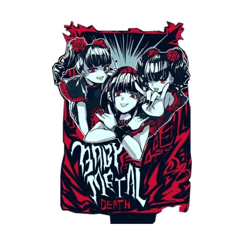 Baby Metal Poster with A2 Band Poster - Quality Print on Glossy sm Paper Printed on premium sm paper in a gothic alternative styl.