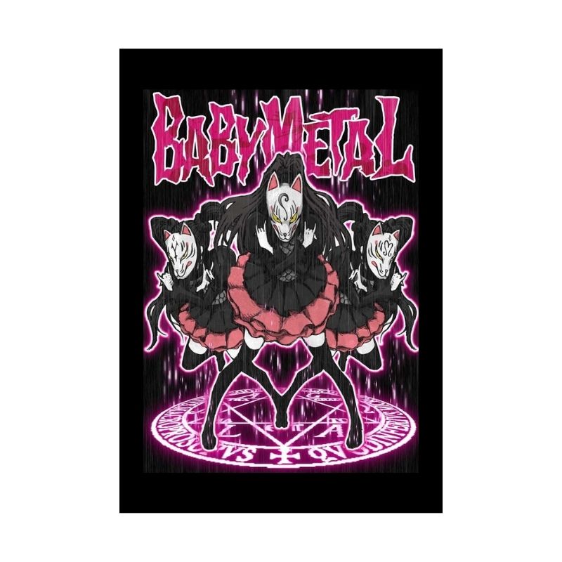 Baby Metal Poster with A2 Band Poster - Quality Print on Glossy sm Paper Printed on premium sm paper in a gothic alternative styl.