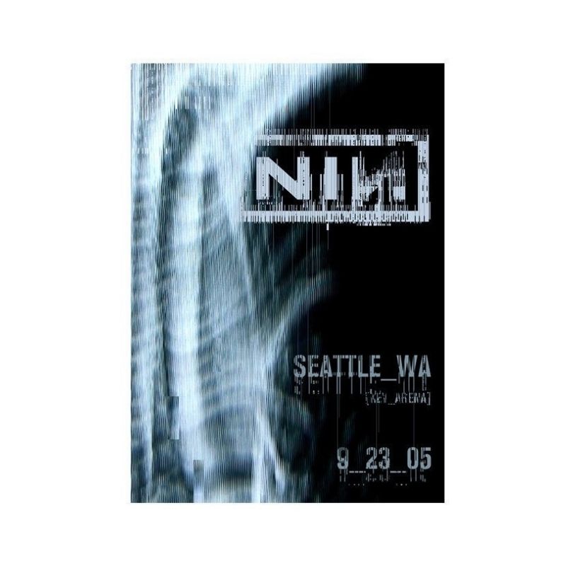 Nine Inch Nails Poster with A2 Band Poster - Quality Print on Glossy sm Paper Printed on premium sm paper in a gothic alternative.