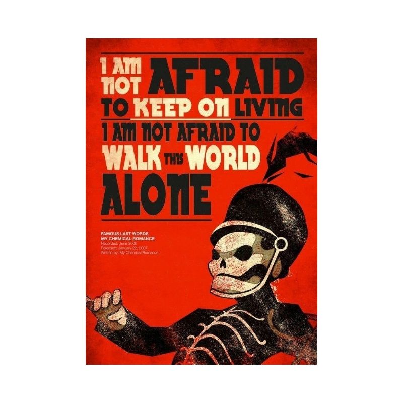 My Chemical Romance Poster with A2 Band Poster - Quality Print on Glossy sm Paper Printed on premium sm paper in a gothic alterna.