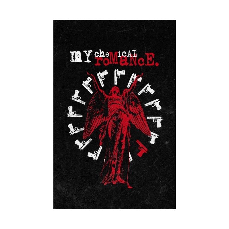 My Chemical Romance Poster with A2 Band Poster - Quality Print on Glossy sm Paper Printed on premium sm paper in a gothic alterna.