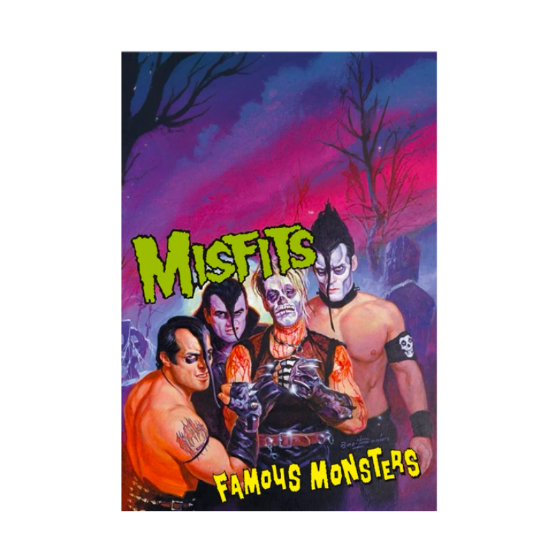 Misfits Poster with A2 Band Poster - Quality Print on Glossy sm Paper Printed on premium sm paper in a gothic alternative style.