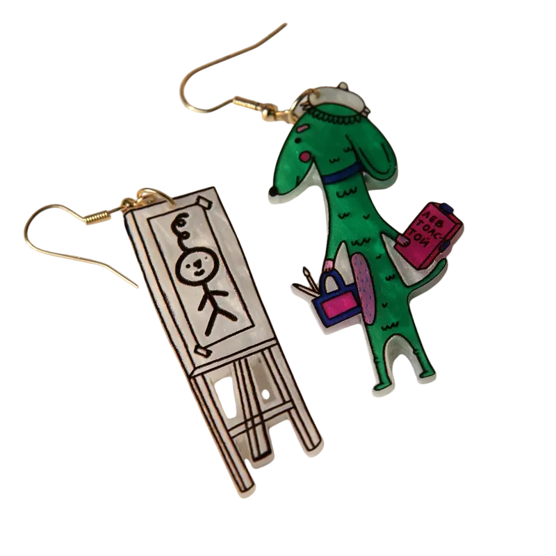 The Artiste: Earrings Series Earrings band merch