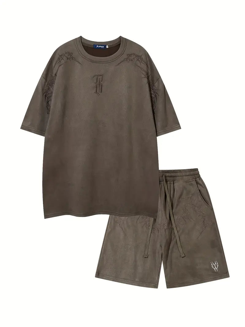 Tribal Embroidered Set Two Piece Set band merch