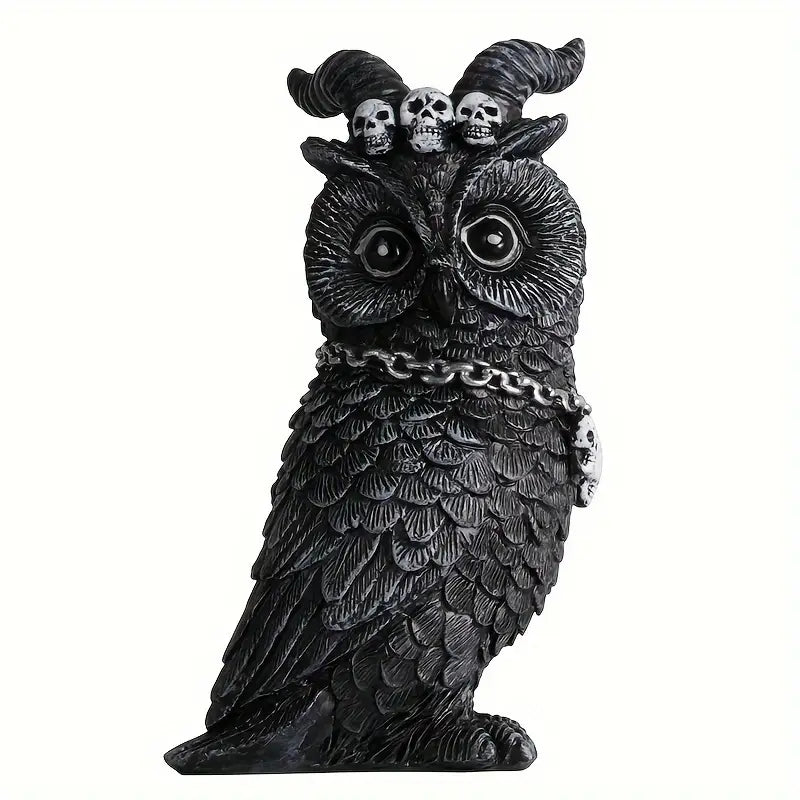 Cult Cuties: Horned Owl in a gothic alternative style.