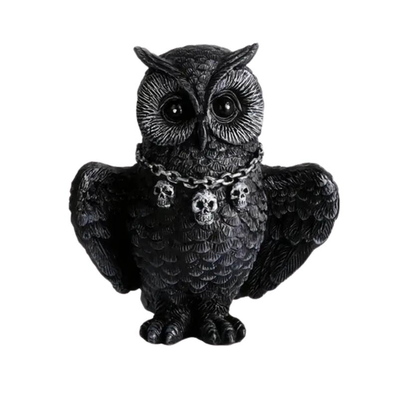 Cult Cuties: Owl in a gothic alternative style.