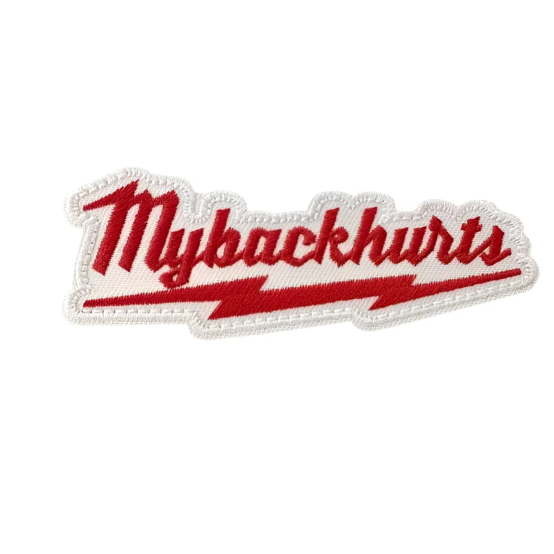 My Back Hurts Patch Patch band merch
