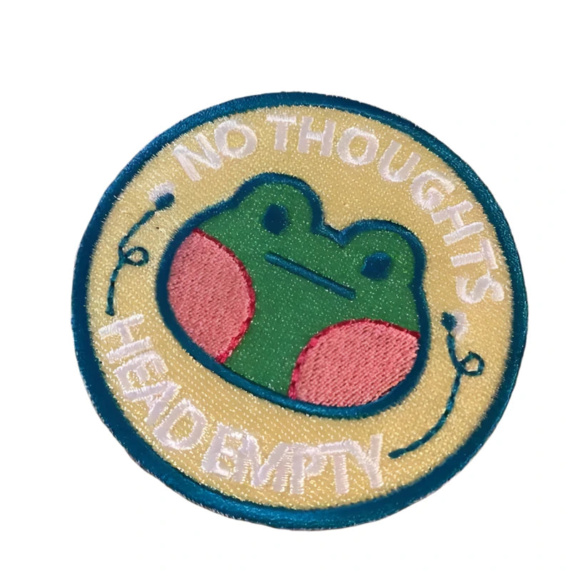 No Thoughts Head Empty Patch Patch band merch