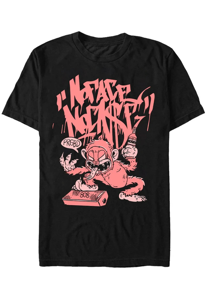 No Face No Case T-Shirt band merch