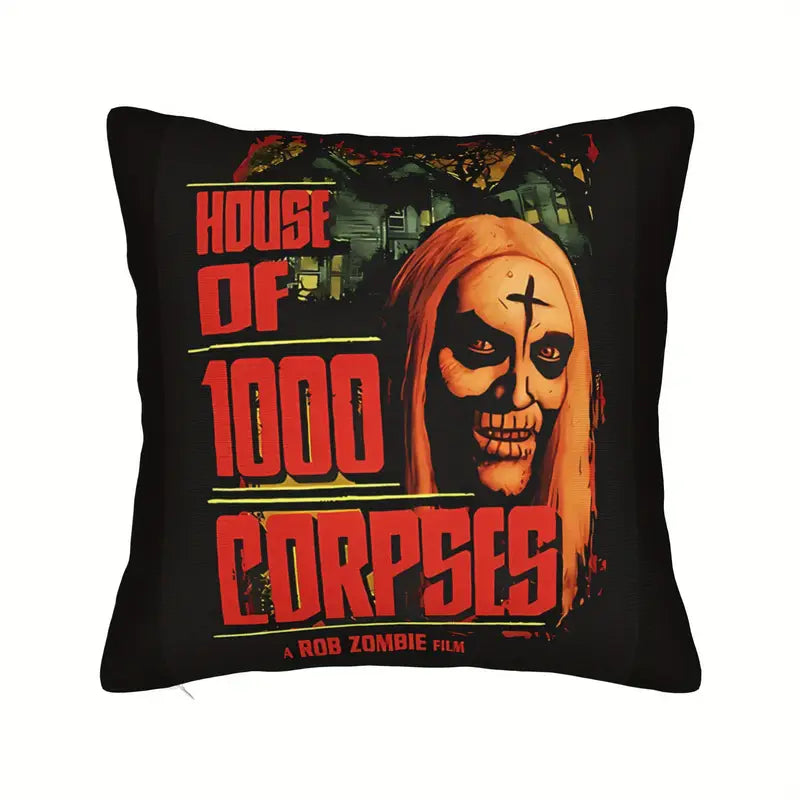 House of 1000 Corpses Pillow with Film Pillow Cover Super soft fleece. Measures x . (Does not include pillow, only in a gothic al.