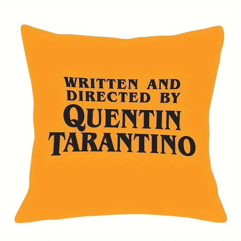 Tarantino Pillow with Film Pillow Cover Super soft fleece. Measures x . (Does not include pillow, only in a gothic alternative st.