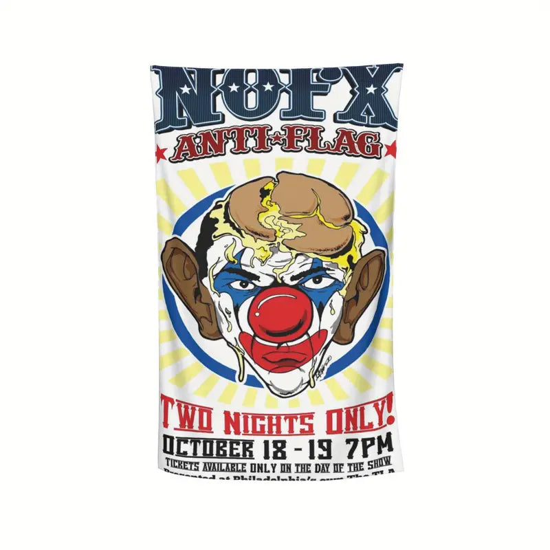 NOFX Beach Towel with A microfiber beach towel with band print.�� Soft to the touch and quick drying. Measures in a gothic altern.