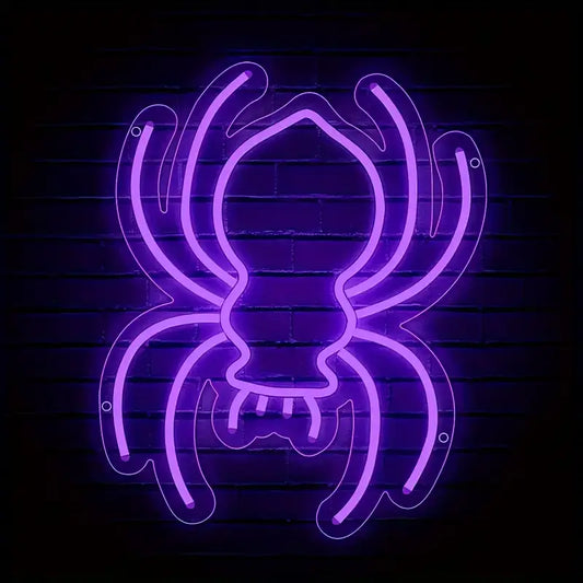 Spider Neon Light