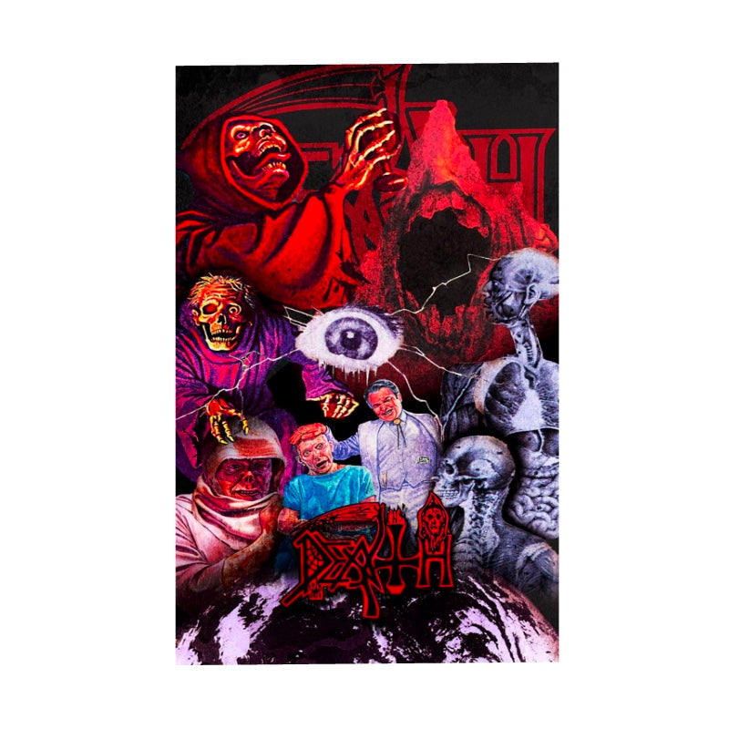 Death Poster with A2 Band Poster - Quality Print on Glossy sm Paper Printed on premium sm paper in a gothic alternative style.