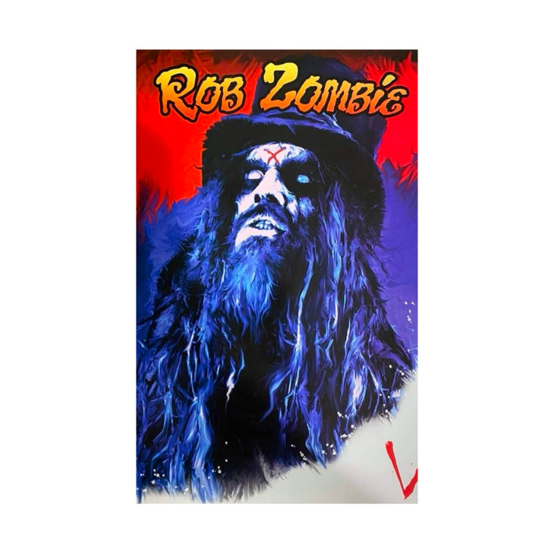 Rob Zombie Poster with A2 Band Poster - Quality Print on Glossy sm Paper Printed on premium sm paper in a gothic alternative styl.