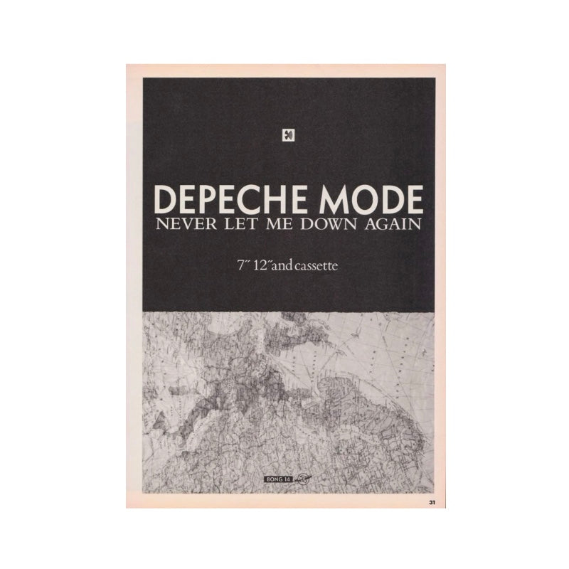 Depeche Mode Poster with A2 Band Poster - Quality Print on Glossy sm Paper Printed on premium sm paper in a gothic alternative st.