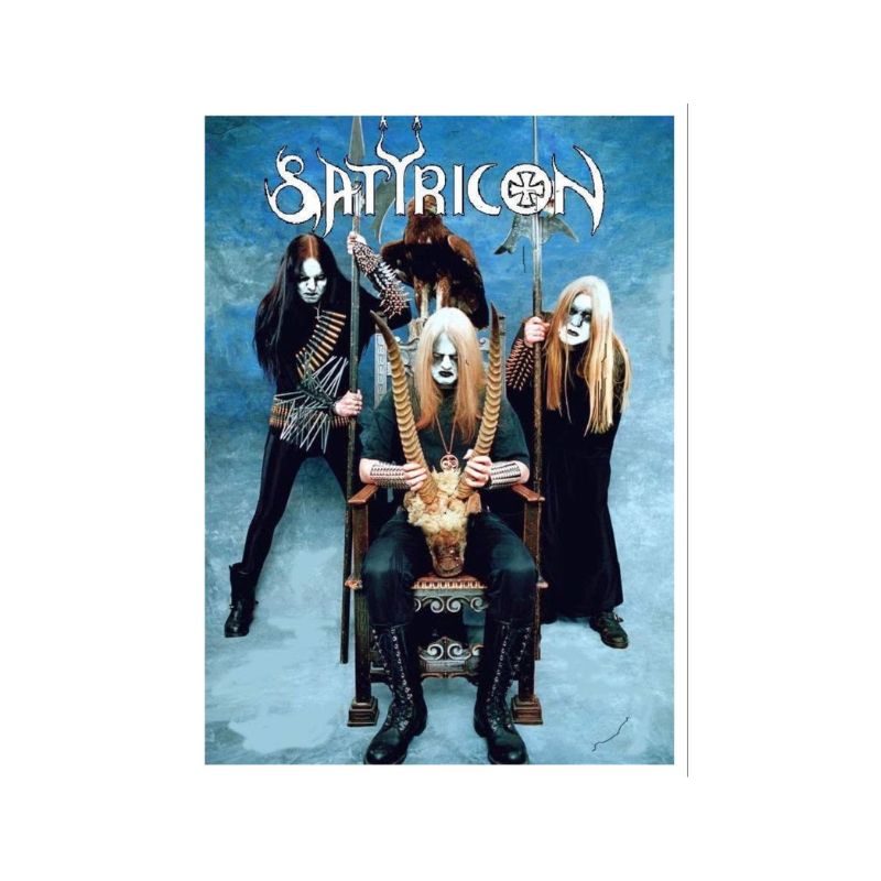 Satyricon Poster with A2 Band Poster - Quality Print on Glossy sm Paper Printed on premium sm paper in a gothic alternative style.