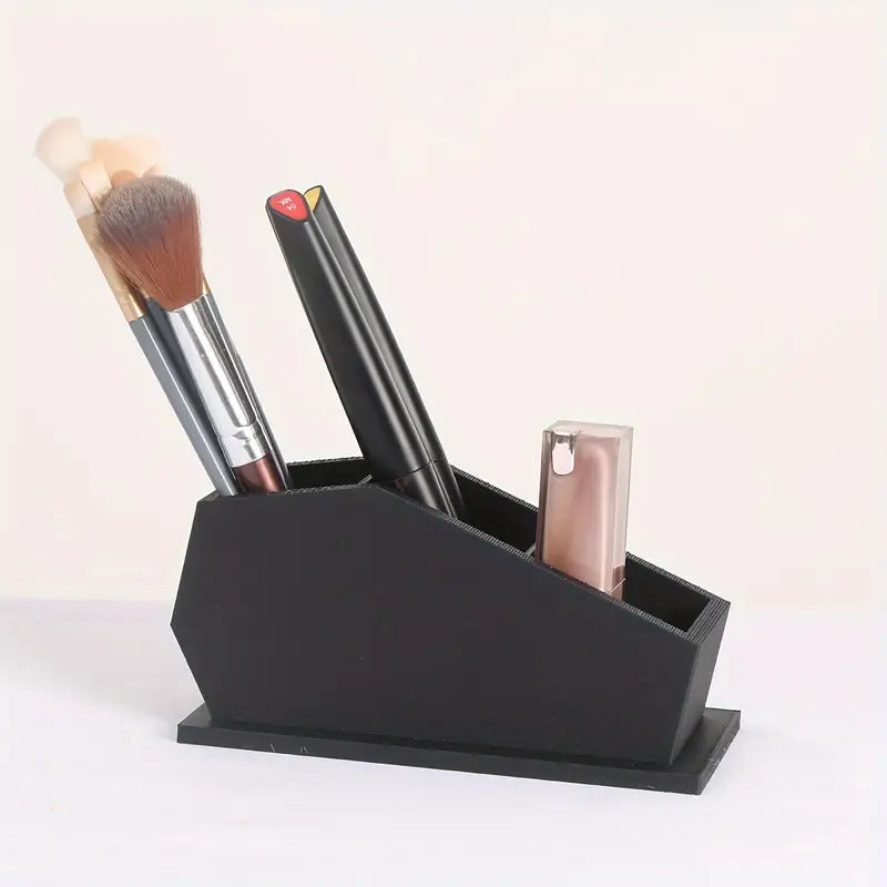 Black Coffin Makeup Brush Holder with Black Coffin (Horizontal) Makeup Brush/Pencil Holder. Plastic Resin.�� in a gothic alternat.