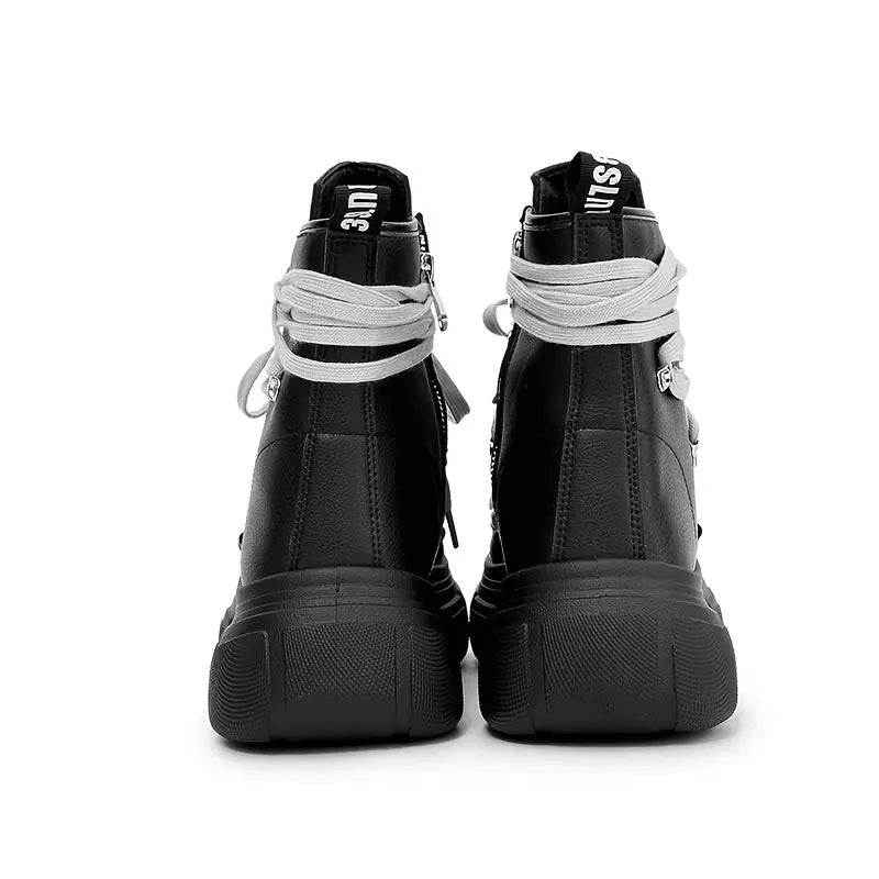 Hook Lace Ankle Boots Boots band merch