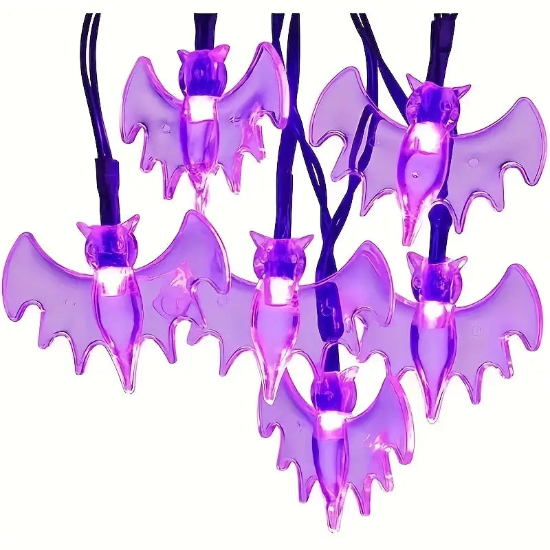 Purple Bat String Lights